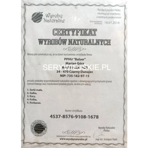 Ser góralski  wędzony mały a la oscypek 5 szt
